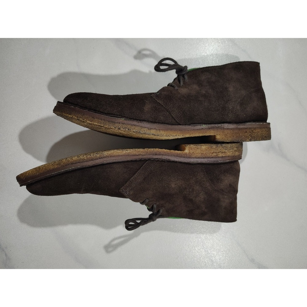 Polo Ralph Lauren Men's Boots Brown Suede Chukka Ankle Size 11  Made In Spain - Picture 8 of 11